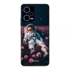 obrázek produktu Prémiový lesklý kryt Glossy na mobil Xiaomi Redmi Note 12 Pro+ 5G - G002G Astronaut v růžích