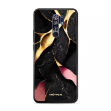 obrázek produktu Prémiový lesklý kryt Glossy na mobil Xiaomi Redmi 9 - G021G Černý a zlatavý mramor