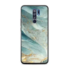 obrázek produktu Prémiový lesklý kryt Glossy na mobil Xiaomi Redmi 9 - G022G Zelenkavý a zlatavý mramor