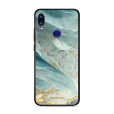 obrázek produktu Prémiový lesklý kryt Glossy na mobil Xiaomi Redmi Note 7 - G022G Zelenkavý a zlatavý mramor