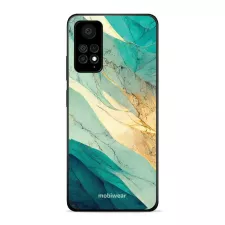 obrázek produktu Prémiový lesklý kryt Glossy na mobil Xiaomi Redmi Note 11 Pro 5G - G024G - Zlatavý a zelenkavý mramor