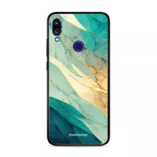 obrázek produktu Prémiový lesklý kryt Glossy na mobil Xiaomi Redmi Note 7 - G024G - Zlatavý a zelenkavý mramor