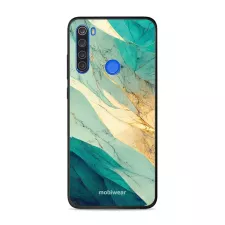 obrázek produktu Prémiový lesklý kryt Glossy na mobil Xiaomi Redmi Note 8T - G024G - Zlatavý a zelenkavý mramor