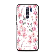 obrázek produktu Prémiový lesklý kryt Glossy na mobil Xiaomi Redmi 9 - G033G - Růžové květy