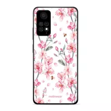 obrázek produktu Prémiový lesklý kryt Glossy na mobil Xiaomi Redmi Note 11 Pro 5G - G033G - Růžové květy