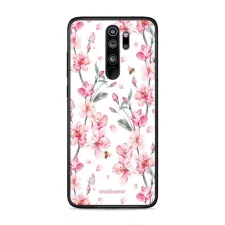 obrázek produktu Prémiový lesklý kryt Glossy na mobil Xiaomi Redmi Note 8 Pro - G033G - Růžové květy