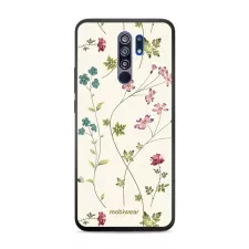 obrázek produktu Prémiový lesklý kryt Glossy na mobil Xiaomi Redmi 9 - G035G - Tenké rostlinky s květy