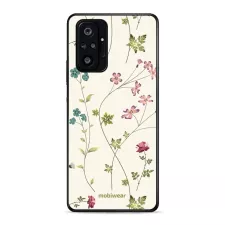 obrázek produktu Prémiový lesklý kryt Glossy na mobil Xiaomi Redmi Note 10 pro - G035G - Tenké rostlinky s květy