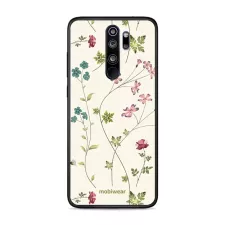 obrázek produktu Prémiový lesklý kryt Glossy na mobil Xiaomi Redmi Note 8 Pro - G035G - Tenké rostlinky s květy