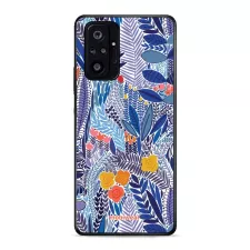 obrázek produktu Prémiový lesklý kryt Glossy na mobil Xiaomi Redmi Note 10 pro - G037G - Modrá květena