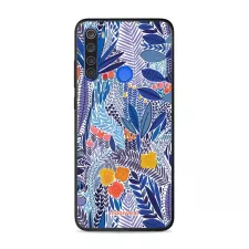 obrázek produktu Prémiový lesklý kryt Glossy na mobil Xiaomi Redmi Note 8T - G037G - Modrá květena