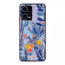 obrázek produktu Prémiový lesklý kryt Glossy na mobil Xiaomi Redmi Note 12 Pro+ 5G - G037G - Modrá květena