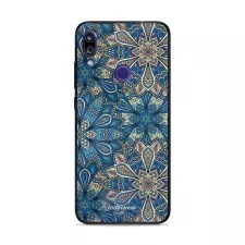 obrázek produktu Prémiový lesklý kryt Glossy na mobil Xiaomi Redmi 7 - G038G - Modré mandala květy