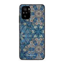 obrázek produktu Prémiový lesklý kryt Glossy na mobil Xiaomi Redmi Note 10 - G038G - Modré mandala květy