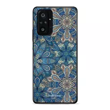 obrázek produktu Prémiový lesklý kryt Glossy na mobil Xiaomi Redmi Note 10 pro - G038G - Modré mandala květy