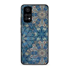 obrázek produktu Prémiový lesklý kryt Glossy na mobil Xiaomi Redmi Note 11 - G038G - Modré mandala květy