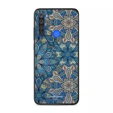 obrázek produktu Prémiový lesklý kryt Glossy na mobil Xiaomi Redmi Note 8T - G038G - Modré mandala květy