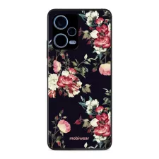 obrázek produktu Prémiový lesklý kryt Glossy na mobil Xiaomi Redmi Note 12 Pro+ 5G - G040G - Růže na černé