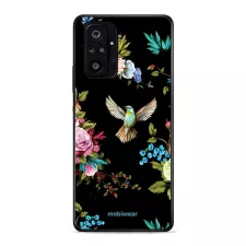 obrázek produktu Prémiový lesklý kryt Glossy na mobil Xiaomi Redmi Note 10 pro - G041G - Ptáček a květy