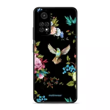 obrázek produktu Prémiový lesklý kryt Glossy na mobil Xiaomi Redmi Note 11 - G041G - Ptáček a květy