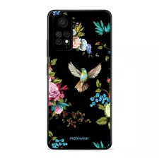 obrázek produktu Prémiový lesklý kryt Glossy na mobil Xiaomi Redmi Note 11 Pro 5G - G041G - Ptáček a květy