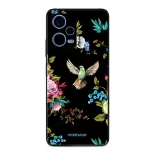 obrázek produktu Prémiový lesklý kryt Glossy na mobil Xiaomi Redmi Note 12 Pro+ 5G - G041G - Ptáček a květy