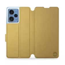 obrázek produktu Flip pouzdro na mobil Xiaomi Redmi Note 12 Pro 5G - C_GOS Gold&Gray