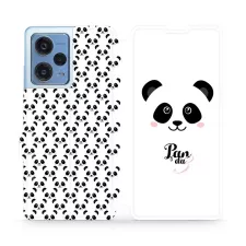 obrázek produktu Flip pouzdro na mobil Xiaomi Redmi Note 12 Pro 5G - M030P Panda Amálka