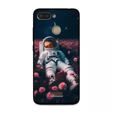 obrázek produktu Prémiový lesklý kryt Glossy na mobil Xiaomi Redmi 6 - G002G Astronaut v růžích