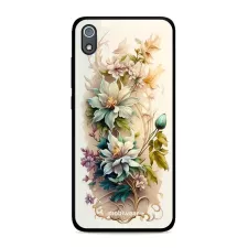 obrázek produktu Prémiový lesklý kryt Glossy na mobil Xiaomi Redmi 7A - G014G Krémové květy