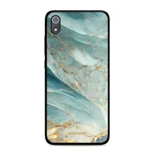 obrázek produktu Prémiový lesklý kryt Glossy na mobil Xiaomi Redmi 7A - G022G Zelenkavý a zlatavý mramor