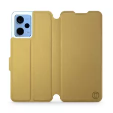 obrázek produktu Flip pouzdro na mobil Xiaomi Redmi Note 12 5G - C_GOS Gold&Gray