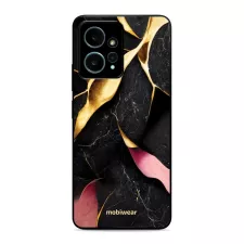 obrázek produktu Prémiový lesklý kryt Glossy na mobil Xiaomi Redmi Note 12 4G - G021G Černý a zlatavý mramor