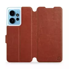 obrázek produktu Flip pouzdro na mobil Xiaomi Redmi Note 12 4G - C_BRS Brown&Gray