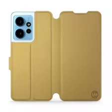 obrázek produktu Flip pouzdro na mobil Xiaomi Redmi Note 12 4G - C_GOS Gold&Gray