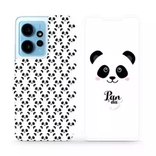 obrázek produktu Flip pouzdro na mobil Xiaomi Redmi Note 12 4G - M030P Panda Amálka