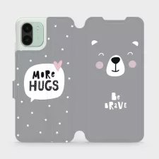 obrázek produktu Flip pouzdro na mobil Xiaomi Redmi A2 - MH06P Be brave - more hugs