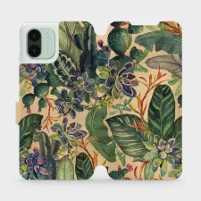 obrázek produktu Flip pouzdro na mobil Xiaomi Redmi A2 - VP05S Sukulenty