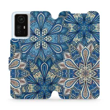 obrázek produktu Flip pouzdro na mobil Xiaomi Redmi Note 12S - V108P Modré mandala květy