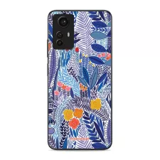 obrázek produktu Prémiový lesklý kryt Glossy na mobil Xiaomi Redmi Note 12S - G037G - Modrá květena