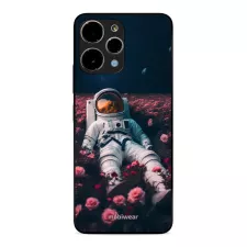 obrázek produktu Prémiový lesklý kryt Glossy na mobil Xiaomi Redmi 12 - G002G Astronaut v růžích