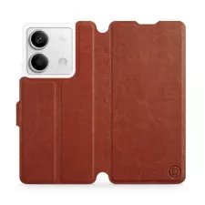 obrázek produktu Flip pouzdro na mobil Xiaomi Redmi Note 13 5G - C_BRS Brown&Gray