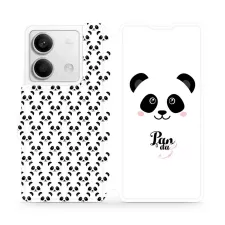 obrázek produktu Flip pouzdro na mobil Xiaomi Redmi Note 13 5G - M030P Panda Amálka