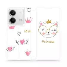 obrázek produktu Flip pouzdro na mobil Xiaomi Redmi Note 13 5G - MH03S Kočička princess