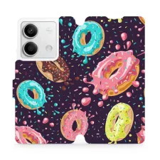 obrázek produktu Flip pouzdro na mobil Xiaomi Redmi Note 13 5G - VP19S Donutky