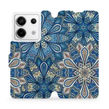 obrázek produktu Flip pouzdro na mobil Xiaomi Redmi Note 13 Pro 5G / Poco X6 5G - V108P Modré mandala květy