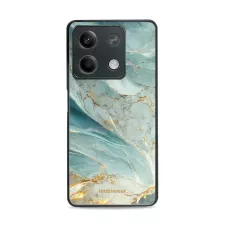 obrázek produktu Prémiový lesklý kryt Glossy na mobil Xiaomi Redmi Note 13 5G - G022G Zelenkavý a zlatavý mramor