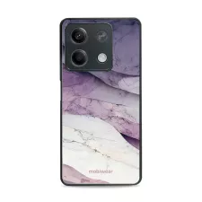 obrázek produktu Prémiový lesklý kryt Glossy na mobil Xiaomi Redmi Note 13 5G - G028G - Bílý a fialový mramor