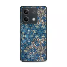 obrázek produktu Prémiový lesklý kryt Glossy na mobil Xiaomi Redmi Note 13 5G - G038G - Modré mandala květy