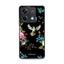 obrázek produktu Prémiový lesklý kryt Glossy na mobil Xiaomi Redmi Note 13 5G - G041G - Ptáček a květy